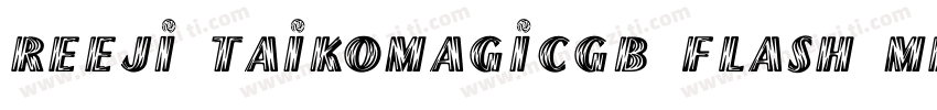 reeji taikomagicgb flash medium字体转换